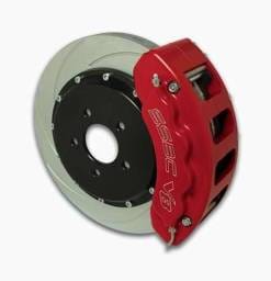 SSBC Disc Brake Kit with Force 10 V8 8-Piston Aluminum Calipers & 14 Inch Rotors - Front - A112-17