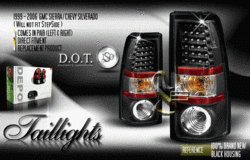 Black LED Taillights