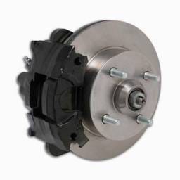 SSBC Power Drum to Disc Brake Conversion Kit with 2 Inch Drop Spindles & 2 Piston Aluminum Calipers - Front - A120-5
