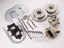 SSBC Disc Brake Conversion Kit for GM 10 & 12 Bolt Rear Ends with Staggered Shocks & Non C-Clip Axles - Rear - A125-F
