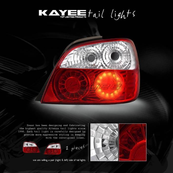Red Clear LED Taillights