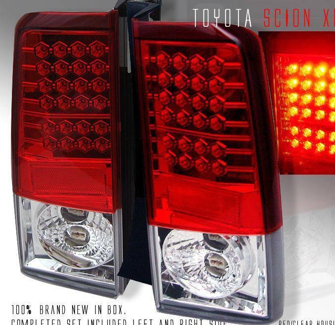 Red Clear LED Taillights