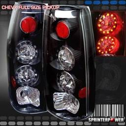 Black Twin LED Taillights