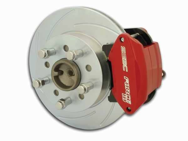 SSBC Disc Brake Conversion Kit for GM 10 & 12 Bolt Rear Ends with Non-Staggered Shocks & C-Clip or Non C-Clip Axles - Rear - A125-26
