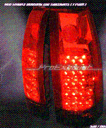Red Smoke LED Taillights