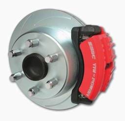 SSBC Disc to Disc Upgrade Kit with Force 10 Tri-Power 3-Piston Aluminum Calipers & Stock Size Rotors - Rear - A126-41
