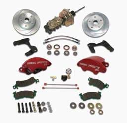 SSBC Power Drum to Disc Brake Conversion Kit with 2 Inch Drop Spindles & 2 Piston Aluminum Calipers - Front - A129-4A