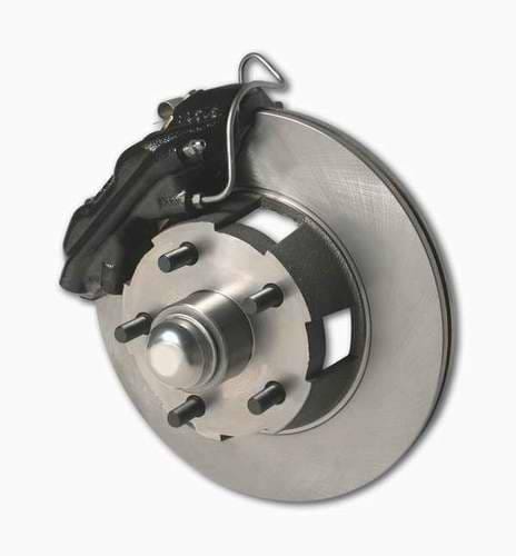 SSBC Non-Power Drum To Disc Brake Conversion Kit with Force 10 Extreme 4 Piston Aluminum Calipers - Front - A133-2