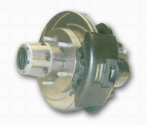 SSBC Non-Power Drum to Disc Brake Conversion Kit for Dana 30 Axles - Front - A135-1