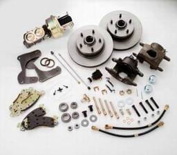 SSBC Power Drum to Disc Brake Conversion Kit with 2 Inch Drop Spindles & 2 Piston Aluminum Calipers - Front - A129-2