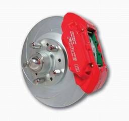 SSBC Disc Brake Kit with Force 10 Extreme 4-Piston Aluminum Calipers & 13 Inch Rotors - Front - A129-20