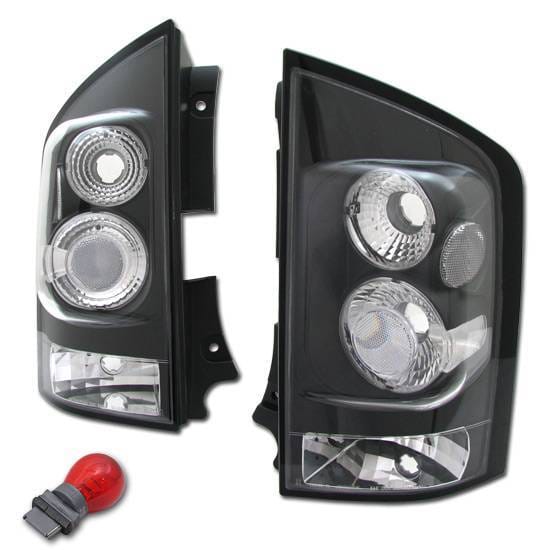 JDM Black Clear Taillights