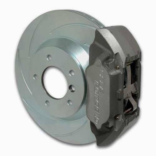 SSBC Disc Brake Kit with Force 10 Extreme 4-Piston Aluminum Calipers & 13 Inch Rotors - Front - A164