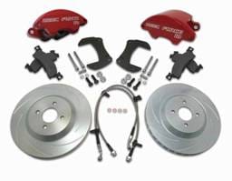 SSBC Disc Brake Kit with Force 10 Super-Twin 2-Piston Aluminum Calipers & 12 Inch Rotors - Front - A166-13