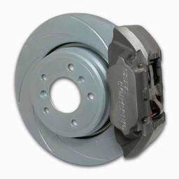 SSBC Disc Brake Kit with Force 10 Elite 4-Piston Aluminum Calipers & 13 Inch Rotors - Rear - A164-13