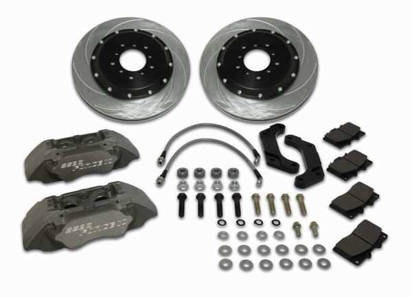 SSBC Disc Brake Kit with Force 10 Extreme 4-Piston Aluminum Calipers & 14 Inch Rotors - Front - A164-14