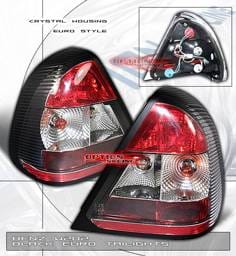 Euro Red Clear Taillights