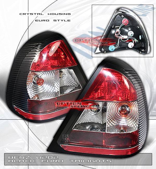 Euro Red Clear Taillights