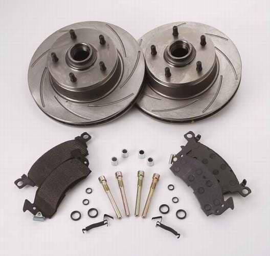 SSBC Turbo Slotted Rotors & Pads - Front - A2350001