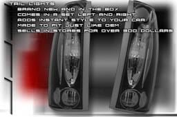 Black Clear Taillights