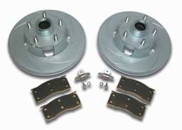 SSBC Turbo Slotted Rotors & Pads - Front - A2360000