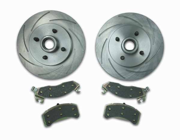SSBC Turbo Slotted Rotors & Pads - Front - A2360005