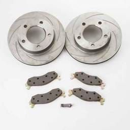 SSBC Turbo Slotted Rotors & Pads - Front - A2370013