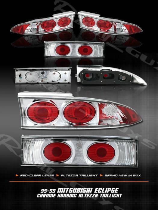 Chrome Red Clear Altezza Taillights
