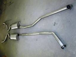 Chevrolet Chevelle Stainless Works Exhaust System - Dual Muffler without Resonator - CV69BB0A