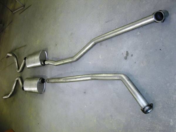 Chevrolet Chevelle Stainless Works Exhaust System - Dual Muffler without Resonator - CV69BB0A