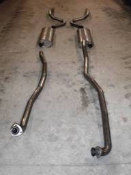 Chevrolet Chevelle Stainless Works Exhaust System - Dual Muffler without Resonator - CV69SB0S