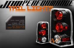 Black Chrome Housing Taillights