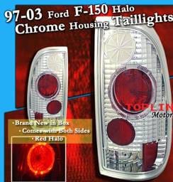 Chrome Red Halo Taillights