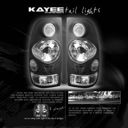 Black Clear Taillights