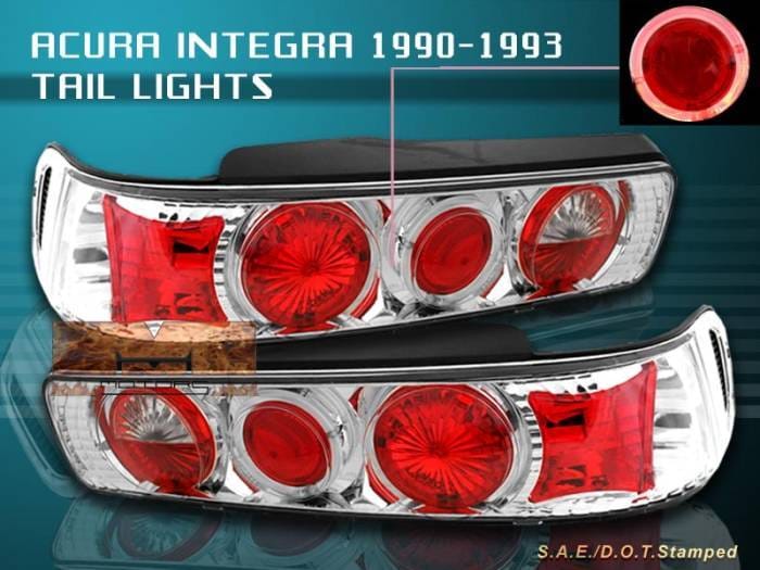 Chrome Clear Halo Altezza Taillights