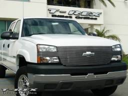 Chevrolet Silverado T-Rex Full Face Billet Grille with Bowtie Installed - 25 Bars - 20108