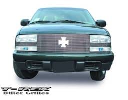 Chevrolet Blazer T-Rex Full Face Billet Grille with Bowtie Installed - 25 Bars - 20278