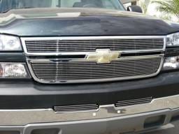 Chevrolet Silverado T-Rex Billet Grille Overlay - Bolt On & Insert - 2PC - 21106