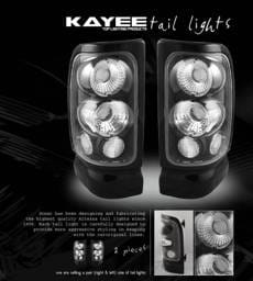 Black Clear Taillights