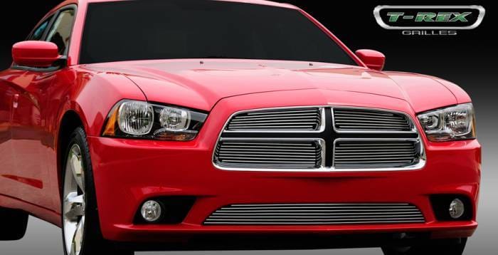 Dodge Charger T-Rex Billet Grille Overlay - Bolt On - 4PC - 21442