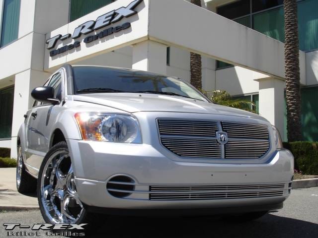 Dodge Caliber T-Rex Billet Grille Overlay - Bolt On - 4PC - 21477