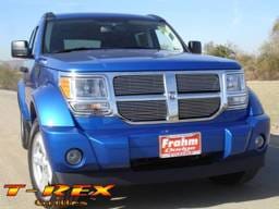 Dodge Nitro T-Rex Billet Grille Overlay - Bolt On - 4PC - 21478