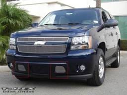 Chevrolet Suburban T-Rex Bumper Billet Grille - Remove Tow Hooks - 11 Bars - 2PC - 25051