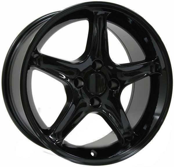 Ford Mustang Black 1995 Style Cobra R Wheel