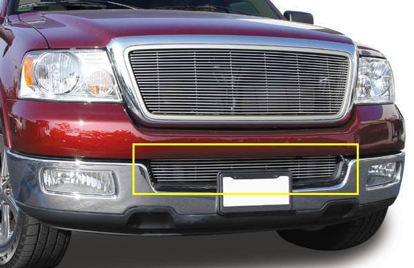Ford F150 T-Rex Bumper Billet Grille Insert - 10 Bars - 25552