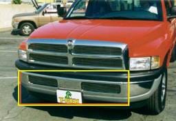 Dodge Ram T-Rex Bumper Billet Grille Insert - 6 Bars - 25440