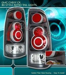 Retro Carbon Taillights