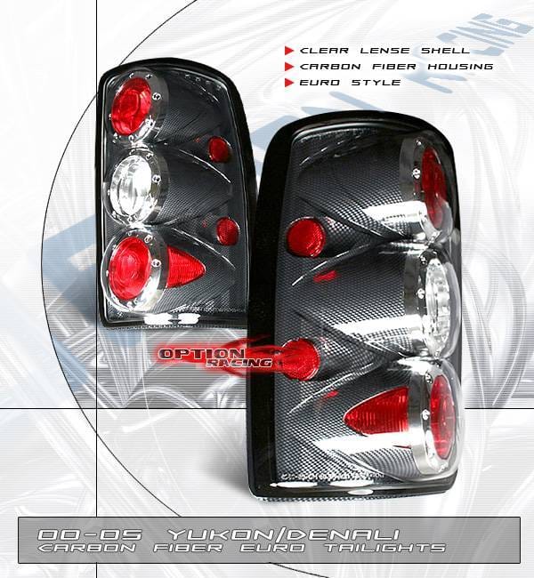 Euro Clear Lense Carbon Taillights