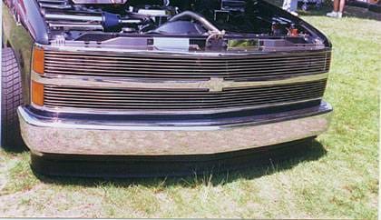 Chevrolet Silverado T-Rex Grille Assembly - Paintable with Phantom Billet & Bowtie Installed with Recess Kit - 50025