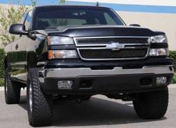 Chevrolet Silverado T-Rex Upper Class Mesh Grille - All Black - 2PC Style - 51106